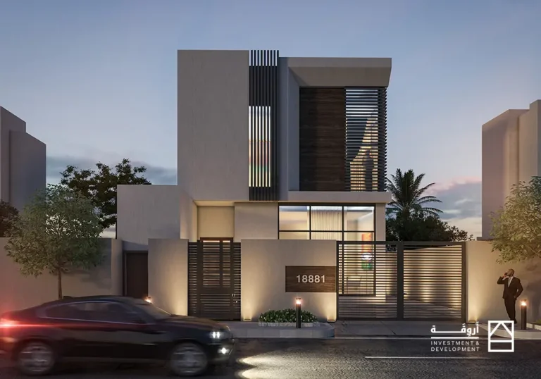 واجهة فيلا في مشروع ميدتاون السكني